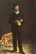 Portrait of Gilbert Marcellin Desboutin Edouard Manet
